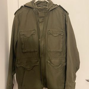 Lucky Brand XL Green Sherpa Jacket
